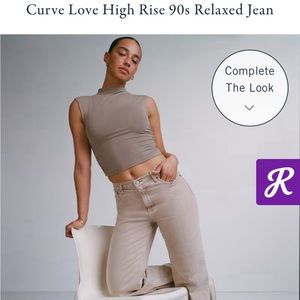 90s straight curve love denim